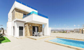 New Modern Detached Villa with Solarium in Polop, Alicante.  Ref:ks2377
