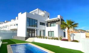 Lux Modern Villa with City and Sea Views in Finestra, Benidorm. Ref:ks3265