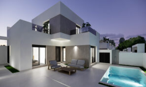 NEW Modern South Facing Villa with Pool in San Fulgencio. Ref:ks5024